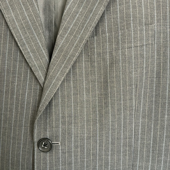 Banana Republic Pinstriped Suit Jacket - Picture 6 of 7